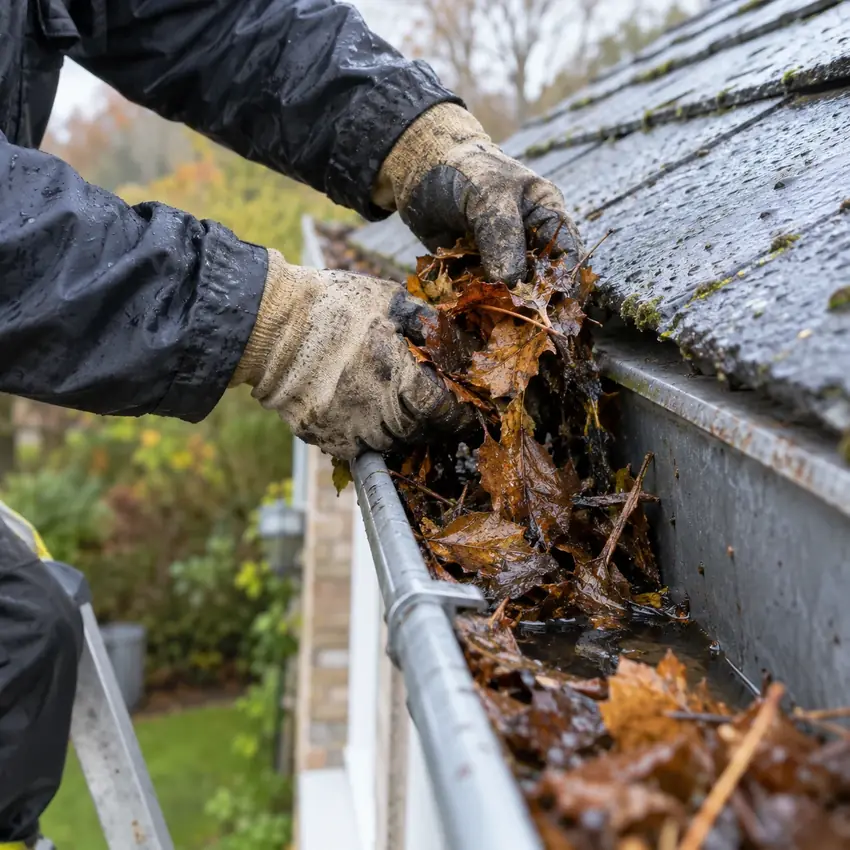 Gutter Cleaning detail